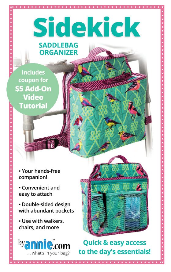 Sidekick Saddlebag Organizer- NEW Pattern From ByAnnie image 0