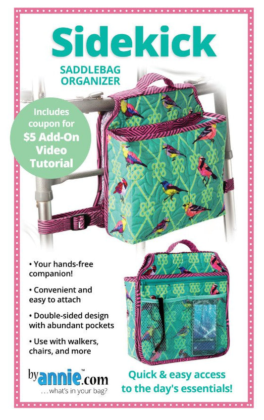 Sidekick Saddlebag Organizer- NEW Pattern From ByAnnie image 0