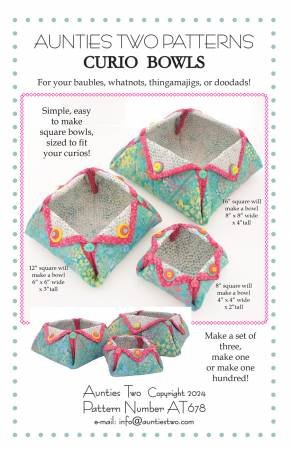 Aunties Two Curio Bowls Pattern image 0