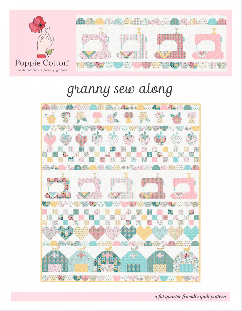 Granny's Sew Along Quilt Pattern- Granny's Sewing Room image 0