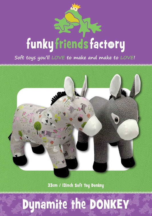 Dynamite The Donkey - Funky Friends Factory Pattern image 0