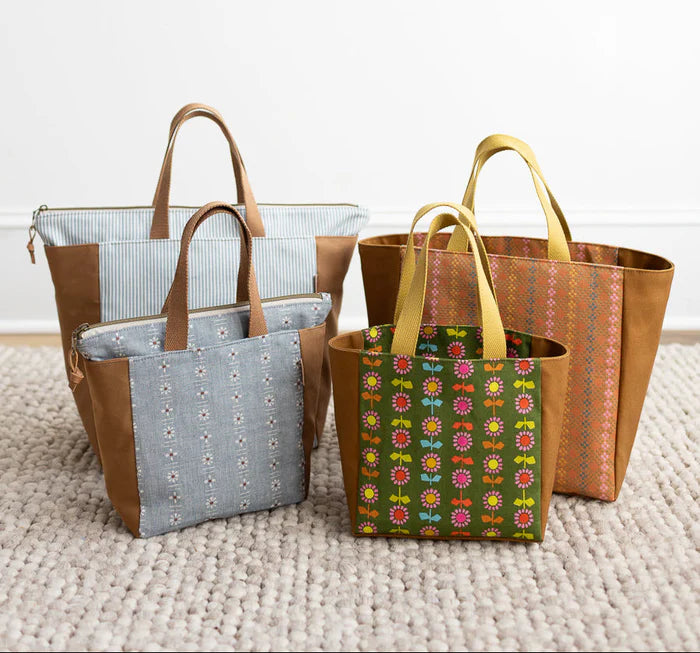 Fieldstone Tote Pattern by Noodlehead