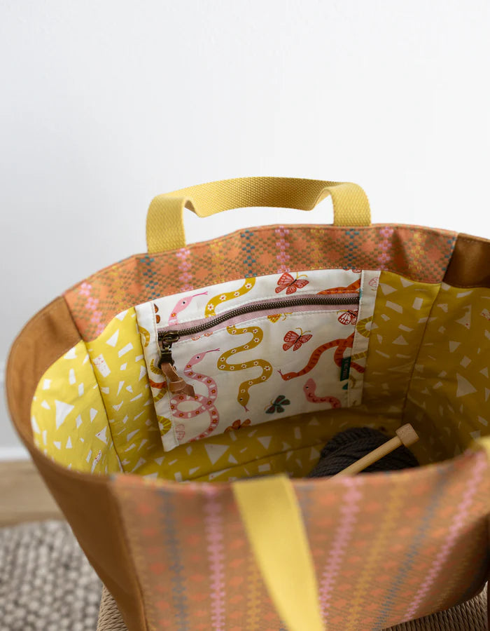 Fieldstone Tote Pattern by Noodlehead