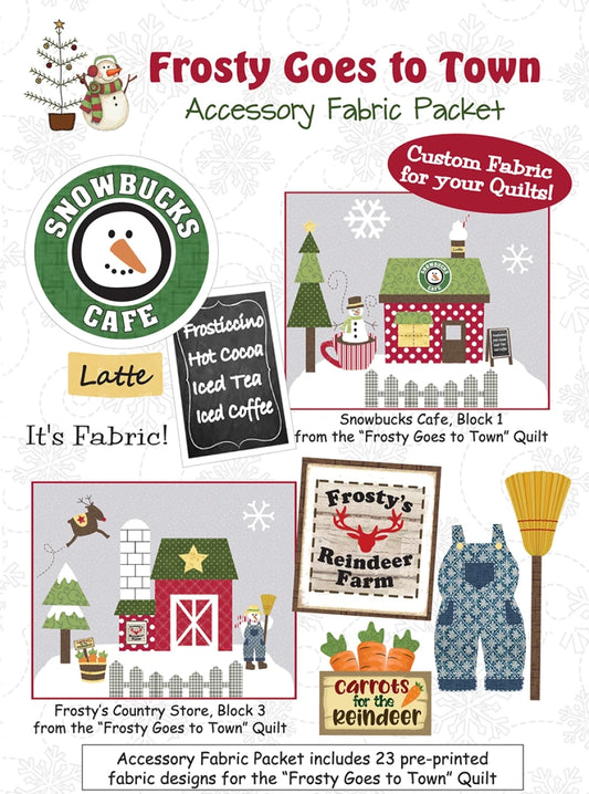 Frosty Goes To Town - Sew Along