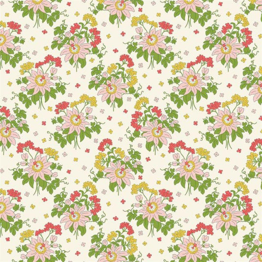 Liberty Postcard From Paradise - Passionflower Sway Pink