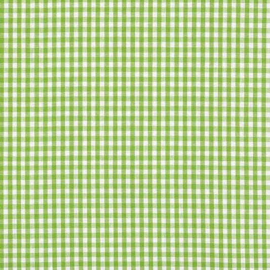 Lime/white Yarn Dyed Small Gingham Check from Kobenz by Modelo Fabrics