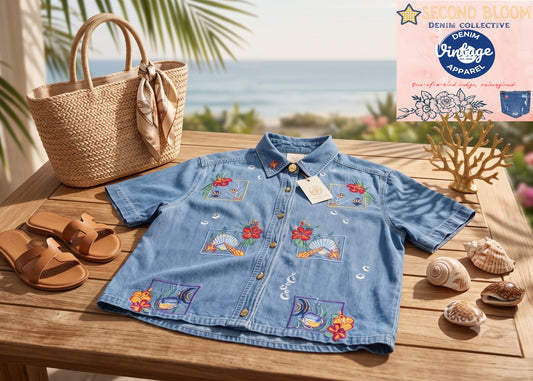 Second Bloom Reimagined Denim Shirts