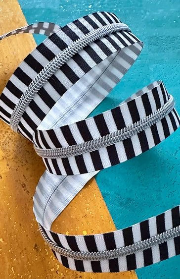 Sassafras Lane Zipper Tape with Nickel Teeth