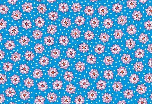 Liberty Postcard From Paradise - Lotus Spot Blue