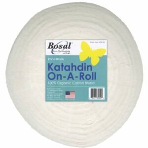 Bosal White Katahdin 2-1/2in X 25yds Perfect For Jelly Roll Rugs
