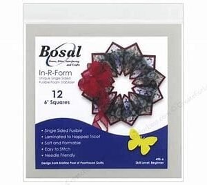 Bosal In-R-Form 12 6" Squares for Fold 'n' Stitch Wreath