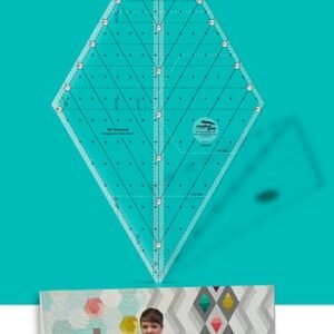 Creative Grids Non-Slip 60° Diamond Ruler by Krista Moser