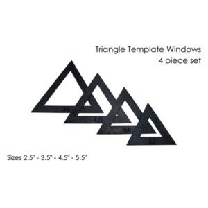 Martelli Small Triangle Fussy Cut Set (2.5" - 5.5")