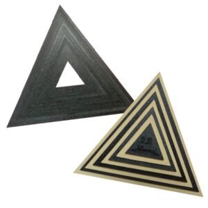 Martelli All Triangle Templates and Fussy Cuts (2.5" - 9.5")