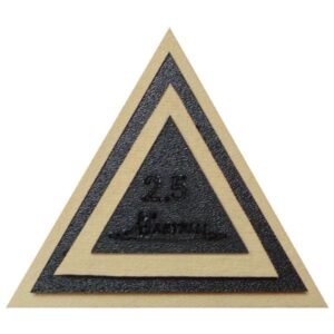 Martelli Small Triangle Template Set (2.5" - 5.5")