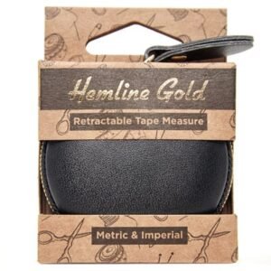Hemline Gold Retractable Tape Measure
