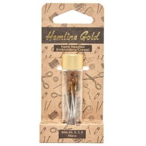 Hemline Gold Embroidery Hand Sewing Needles