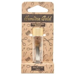 Hemline Gold Sharps Hand Sewing Needles