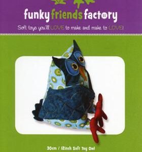 Ollie the Laid Back Owl - Funky Friends Factory Pattern