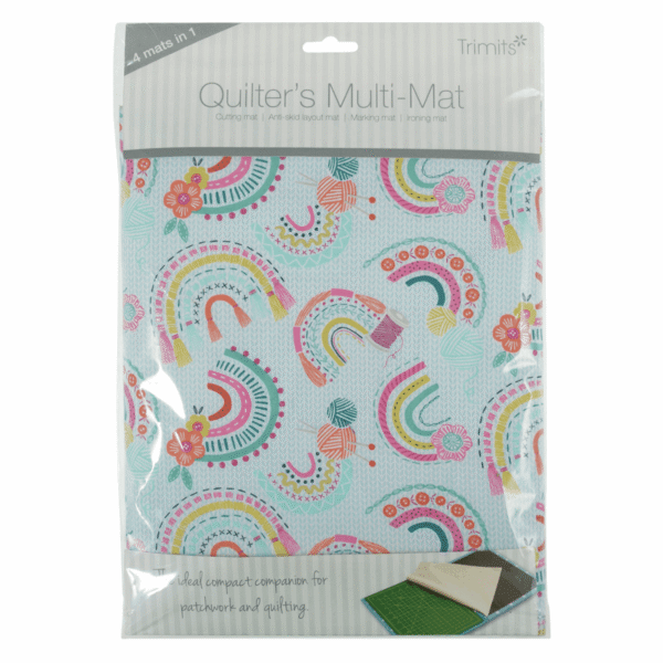 Quilters Multi-Mat: A4 (30 x 24cm): Rainbow