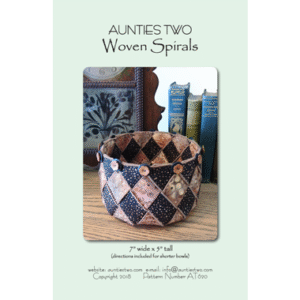 Aunties Two Woven Spirals Bowl Pattern