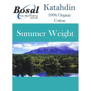 Bosal Katahdin 100% Cotton Wadding - Summer Weight 96" Wide