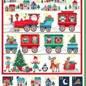 Makower Santa Express Advent Panel
