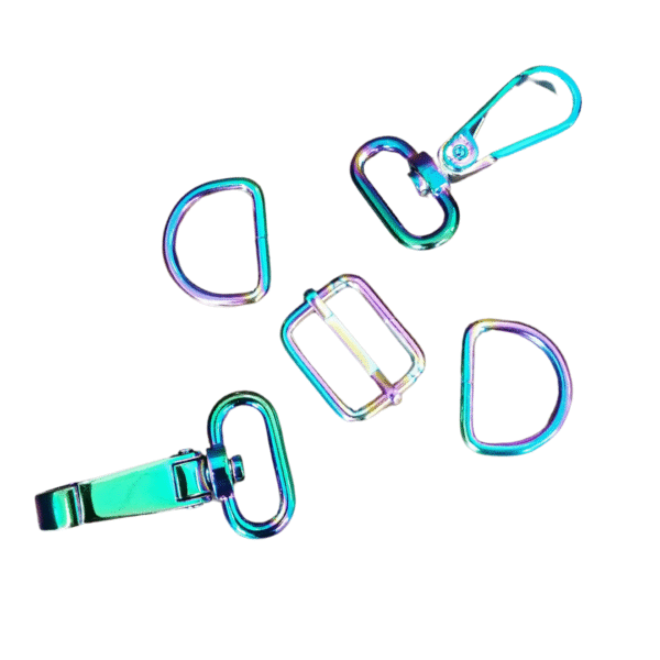 Bag Hardware Set 1" - Rainbow