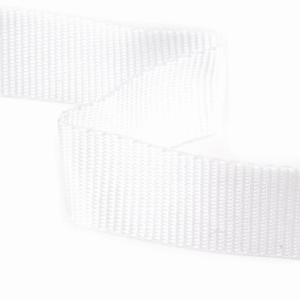 Webbing/Strapping 1-1/2" per metre - White