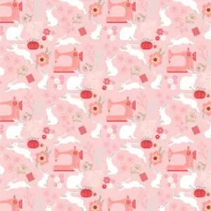 Poppie Cotton -Poppies Patchwork Club - Beatrix Pink