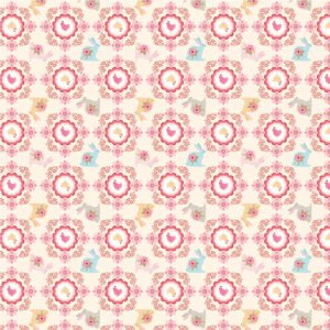 Poppie Cotton -Poppies Patchwork Club - Flopsy & Mopsy Cream