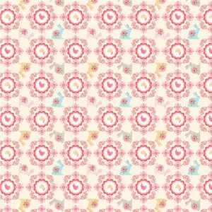 Poppie Cotton -Poppies Patchwork Club - Flopsy & Mopsy Cream