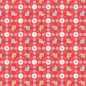 Poppie Cotton -Poppies Patchwork Club - Flopsy & Mopsy Red