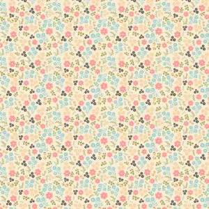 Poppie Cotton -Poppies Patchwork Club - Jemima Cream