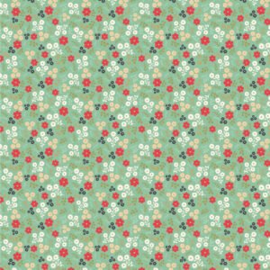 Poppie Cotton -Poppies Patchwork Club - Jemima Mint