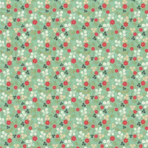 Poppie Cotton -Poppies Patchwork Club - Jemima Mint