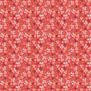 Poppie Cotton -Poppies Patchwork Club - Jemima Red