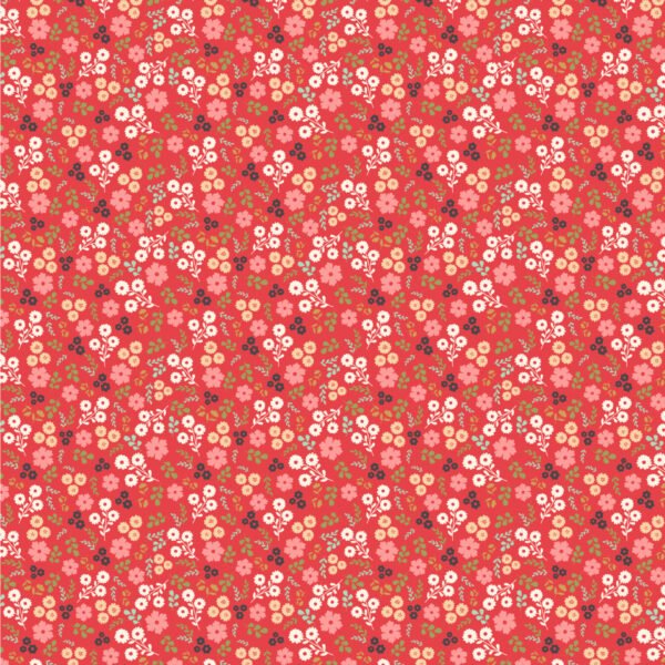 Poppie Cotton -Poppies Patchwork Club - Jemima Red