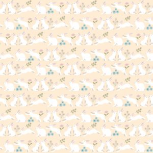 Poppie Cotton -Poppies Patchwork Club - Peter Rabbit Cream