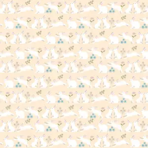 Poppie Cotton -Poppies Patchwork Club - Peter Rabbit Cream