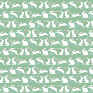 Poppie Cotton -Poppies Patchwork Club - Peter Rabbit-Mint