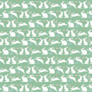 Poppie Cotton -Poppies Patchwork Club - Peter Rabbit-Mint