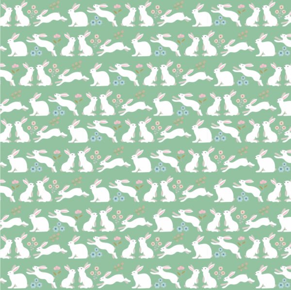 Poppie Cotton -Poppies Patchwork Club - Peter Rabbit-Mint
