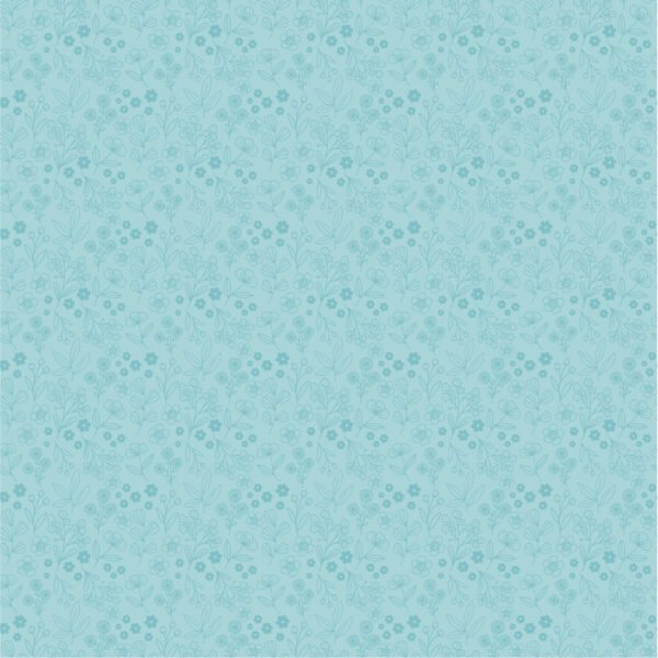 Poppie Cotton -Poppies Patchwork Club - Potters Patch Blue
