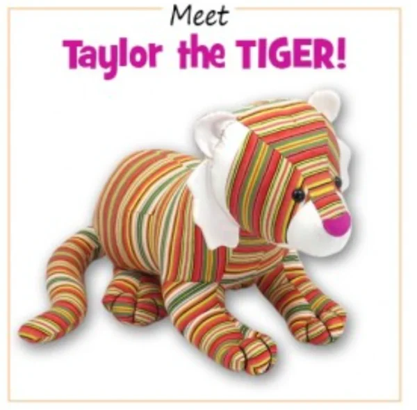 Taylor The Tiger- Funky Friends Factory Pattern