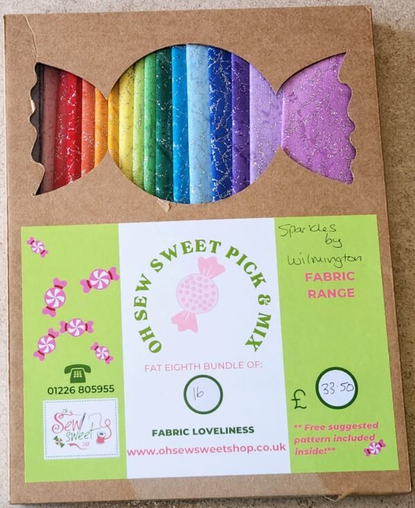 Sparkles by Wilmington Fat Eighth Bundle + FREE Pattern - Image 2