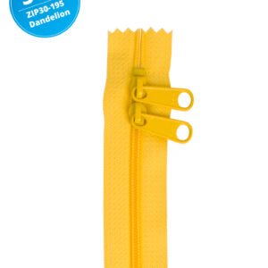 30" Handbag Zippers Double Slide - Dandelion