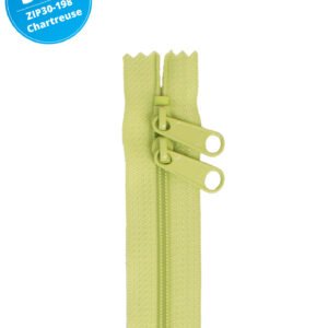 30" Handbag Zippers Double Slide - Chartreuse