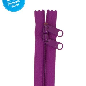 30" Handbag Zippers Double Slide - Tahiti