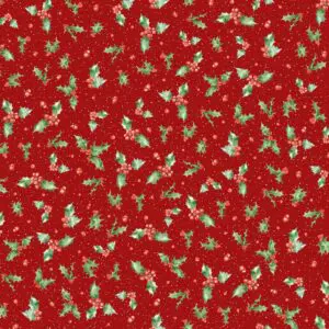 One Snowy Day by Wrendale Designs - Holly - Dark Red